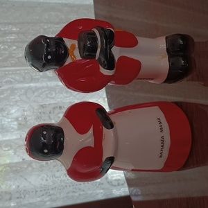 Black Americana Salt and Pepper Shakers